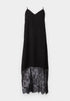 Selected Femme Edith strap midi dress black